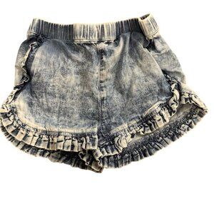 Tucker + Tate Girls' Ruffle Hem Denim Shorts - Size 4